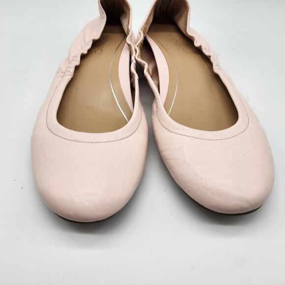 Vionic Alexa Pink Leather Ballet Flats Women's 6.5 Arch Support Comfort Shoes - Picture 3 of 7